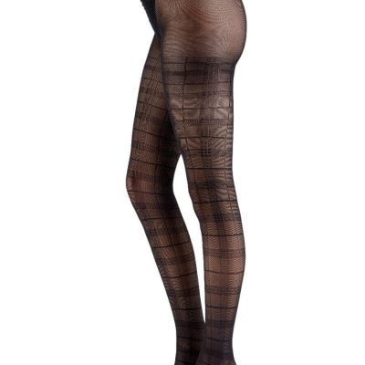 Pretty Polly Tartan Pattern Tights - NPAYK3